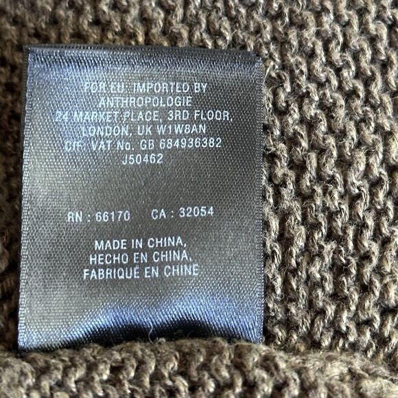 Anthropologie Scalloped Hem Open Front Cardigan Sz S Fairy Whimsygoth Boho - Picture 14 of 15